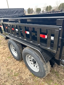 Dump Trailer On Sale 7x14 14k. Tarp Kit Ramps And 7k Axles 