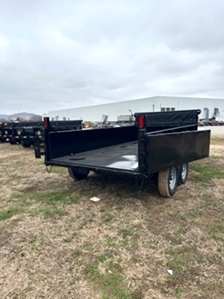 Dump Trailer On Sale 7x14 14k. Tarp Kit Ramps And 7k Axles 