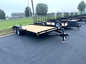 Lowboy car hauler trailer