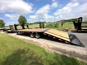  20+10 Hydraulic Dovetail16k Trailer For Sale 