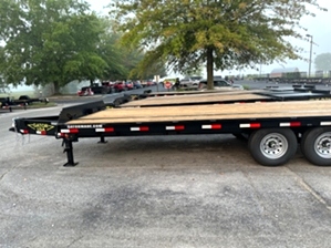 20ft Flat Deck Pintle Trailer For Sale